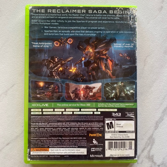Xbox 360 HALO 4 Video Game - Picture 2 of 6
